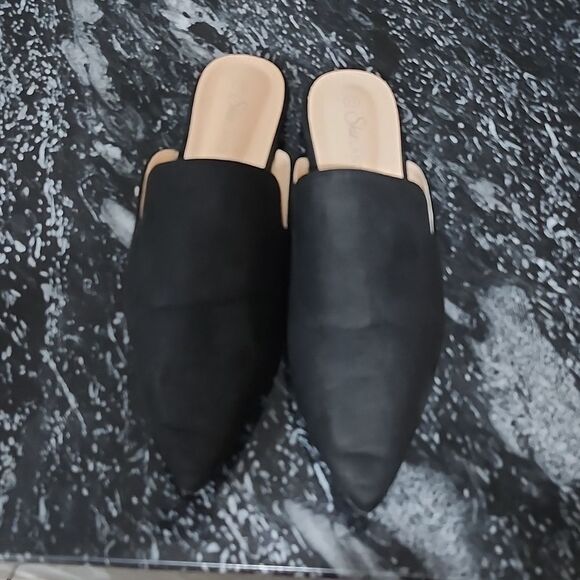 BRAND NEW SHOE LAND CALLY  MULES CLOSED POINTED TOE BACKLESS SLIP-ON SLIDES - Picture 3 of 15
